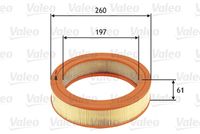 VALEO 585698 - Filtro de aire