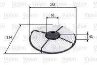 VALEO 585704 - Filtro de aire