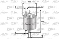 VALEO 587019 - Filtro combustible