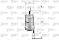 VALEO 587021 - Filtro combustible