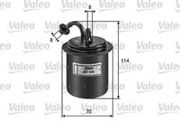 VALEO 587039 - Filtro combustible