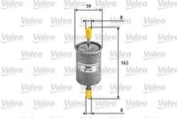 VALEO 587046 - Filtro combustible