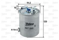 VALEO 587565 - Filtro combustible