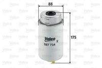 VALEO 587734 - Filtro combustible