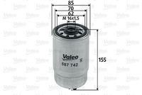 VALEO 587742 - Filtro combustible