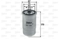 VALEO 587746 - Filtro combustible