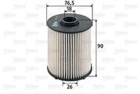 VALEO 587922 - Filtro combustible