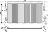 VALEO 733254 - Radiador, refrigeración del motor