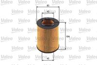 VALEO 586527 - Tipo de filtro: Cartucho filtrante<br>Altura [mm]: 108<br>Diámetro interior [mm]: 30<br>Diámetro exterior [mm]: 83<br>