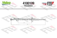 VALEO 4100109 - Cable de accionamiento, accionamiento del embrague - FTE CLUTCH ACTUATION