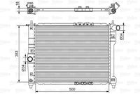 VALEO 701544 - Radiador, refrigeración del motor