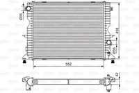 VALEO 701545 - Radiador, refrigeración del motor