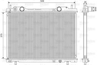 VALEO 731972 - Clase de caja de cambios: Caja de cambios manual<br>Equipamiento de vehículo: para vehículos sin aire acondicionado<br>Material aletas refrigeradoras: Aluminio<br>Tipo radiador: Aletas refrigeración unidas mecánicamente<br>Profundidad de red [mm]: 34<br>Ø salida [mm]: 35<br>Ø entrada [mm]: 35<br>Ancho de red [mm]: 416<br>Longitud de red [mm]: 510<br>Material depósitos de agua (radiador): Plástico<br>Restricción de fabricante: Denso<br>Restricción de fabricante: PrascoSelection<br>