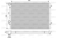 VALEO 734413 - Código de motor: CAVC<br>Clase de caja de cambios: Caja de cambios manual, 6 marchas<br>Clase de caja de cambios: Caja de doble embrague 7 vel.<br>Zonas climáticas: no para zonas con clima cálido<br>Ancho de red [mm]: 415<br>Longitud de red [mm]: 650<br>Profundidad de red [mm]: 34<br>Material: Aluminio<br>Ø entrada [mm]: 32<br>Ø salida [mm]: 32<br>Calefacción / Refrigeración: para vehículos sin radiador de aceite<br>Artículo complementario / información complementaria 2: sin regulador de refrigerante<br>Tipo radiador: Aletas refrigeración unidas mecánicamente<br>Peso [kg]: 4,31<br>