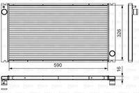 VALEO 735481 - Radiador, refrigeración del motor