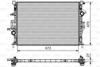 VALEO 735551 - Radiador, refrigeración del motor