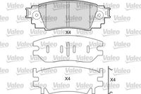 VALEO 601687 - Juego de pastillas de freno