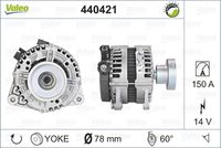 VALEO 440421 - Alternador - VALEO RE-GEN REMANUFACTURED