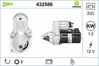 VALEO 432586 - Motor de arranque - VALEO ORIGINS NEW OE TECHNOLOGY