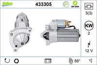 VALEO 433305 - Motor de arranque - VALEO RE-GEN REMANUFACTURED