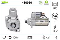 VALEO 436050 - Motor de arranque - VALEO RE-GEN REMANUFACTURED