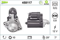 VALEO 458117 - Motor de arranque - VALEO RE-GEN REMANUFACTURED