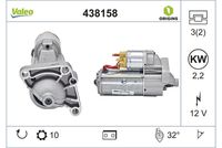 VALEO 438158 - Motor de arranque - VALEO ORIGINS NEW OE TECHNOLOGY