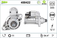 VALEO 458422 - Motor de arranque - VALEO RE-GEN REMANUFACTURED