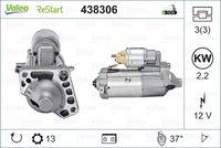 VALEO 438306 - Motor de arranque - VALEO ORIGINS NEW STOP&START OE TECHNOLOGY