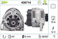 VALEO 436714 - Alternador - VALEO RE-GEN REMANUFACTURED