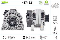 VALEO 437192 - Alternador - VALEO RE-GEN REMANUFACTURED