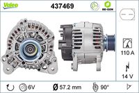 VALEO 437469 - Alternador - VALEO RE-GEN REMANUFACTURED