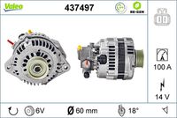 VALEO 437497 - Alternador