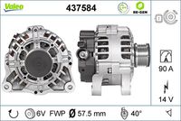 VALEO 437584 - Alternador - VALEO RE-GEN REMANUFACTURED