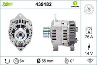 VALEO 439182 - Alternador - VALEO ORIGINS NEW OE TECHNOLOGY