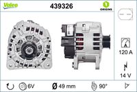 VALEO 439326 - Alternador