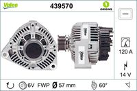 VALEO 439570 - Alternador