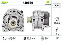 VALEO 439669 - Alternador - VALEO ORIGINS NEW OE TECHNOLOGY