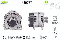 VALEO 439777 - Alternador - VALEO ORIGINS NEW OE TECHNOLOGY