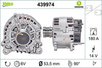 VALEO 439974 - Alternador - VALEO ORIGINS NEW OE TECHNOLOGY