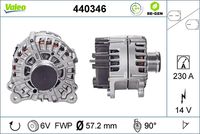 VALEO 440346 - Alternador - VALEO RE-GEN REMANUFACTURED