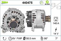 VALEO 440475 - Alternador - VALEO RE-GEN REMANUFACTURED