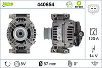 VALEO 440654 - Alternador - VALEO RE-GEN REMANUFACTURED