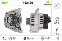 VALEO 443129 - Alternador - VALEO CORE-FLEX