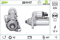 VALEO 201117 - Motor de arranque - VALEO CORE-FLEX