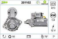 VALEO 201102 - Motor de arranque - VALEO CORE-FLEX