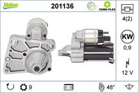 VALEO 201136 - Motor de arranque - VALEO CORE-FLEX