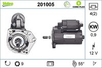 VALEO 201005 - Motor de arranque - VALEO CORE-FLEX