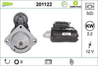 VALEO 201122 - Motor de arranque - VALEO CORE-FLEX