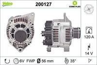 VALEO 200127 - Alternador - VALEO CORE-FLEX